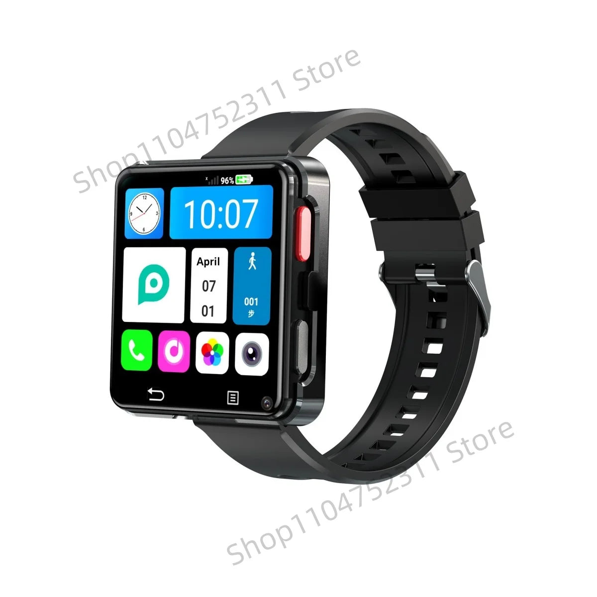 S998 4G Smart Watch Android 11.0 OS Smartwatch 2.64 inch Large Screen 480*480 MTK6739 500W Dual Camera 1200mAH Battery Wifi GPS Ai-TechWorld 