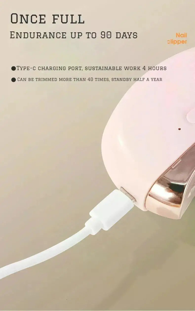 1 Pcs Electric Automatic Nail Clipper Manicure Nail Trimmer For Adult Ai-TechWorld 