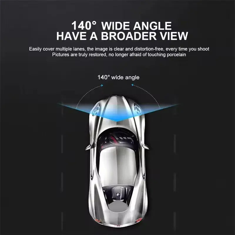 3 Cameras Dash Cam For Cars 1080P Car Camera Video Recorder Front inside Rear View Camera Car DVR Black Box Car Assecories Ai-TechWorld 
