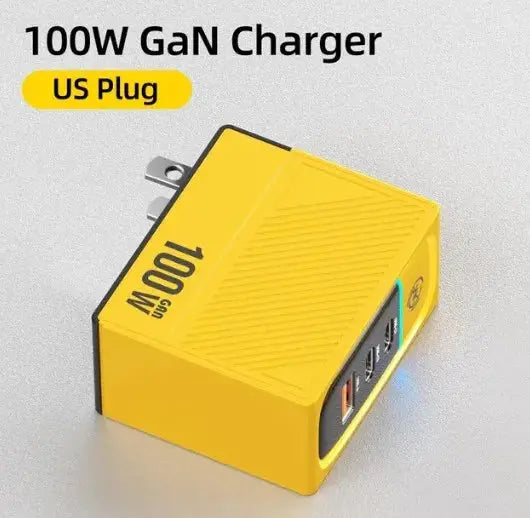 WEKOME GaN 100W Charger High Speed Fast Charging Type C Charger for Xiaomi 13 Samsung s23 ultra iPhone 15 pro max Macbook Pro Ai-TechWorld 