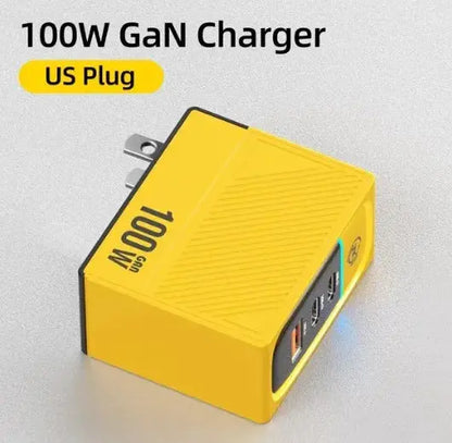 WEKOME GaN 100W Charger High Speed Fast Charging Type C Charger for Xiaomi 13 Samsung s23 ultra iPhone 15 pro max Macbook Pro Ai-TechWorld 