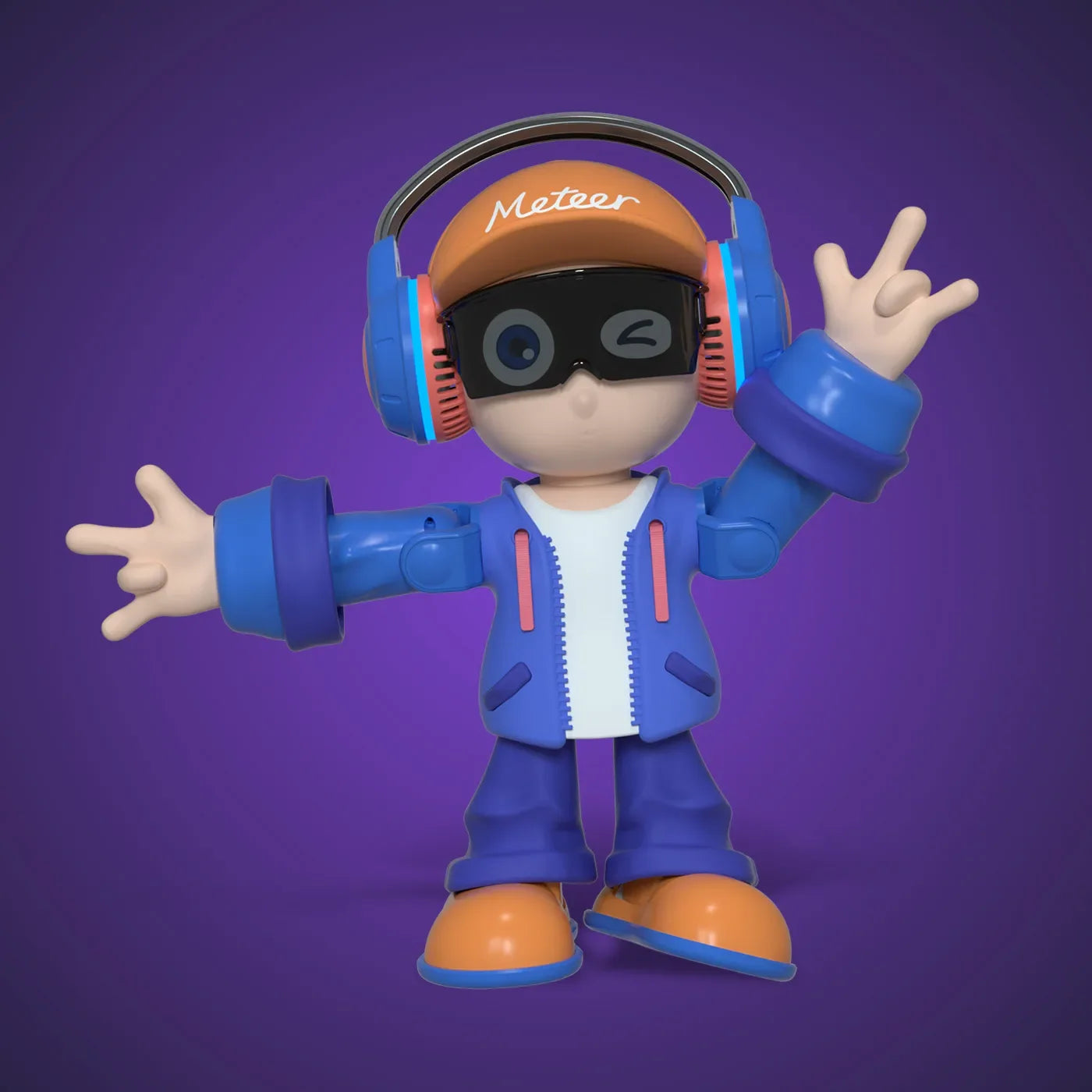 Meteer AI Smart Robot | Voice Chat,Music Dancing Bluetooth,Pet companionship,App Controlled,Birthday Christmas Party Gifts Ai-TechWorld 