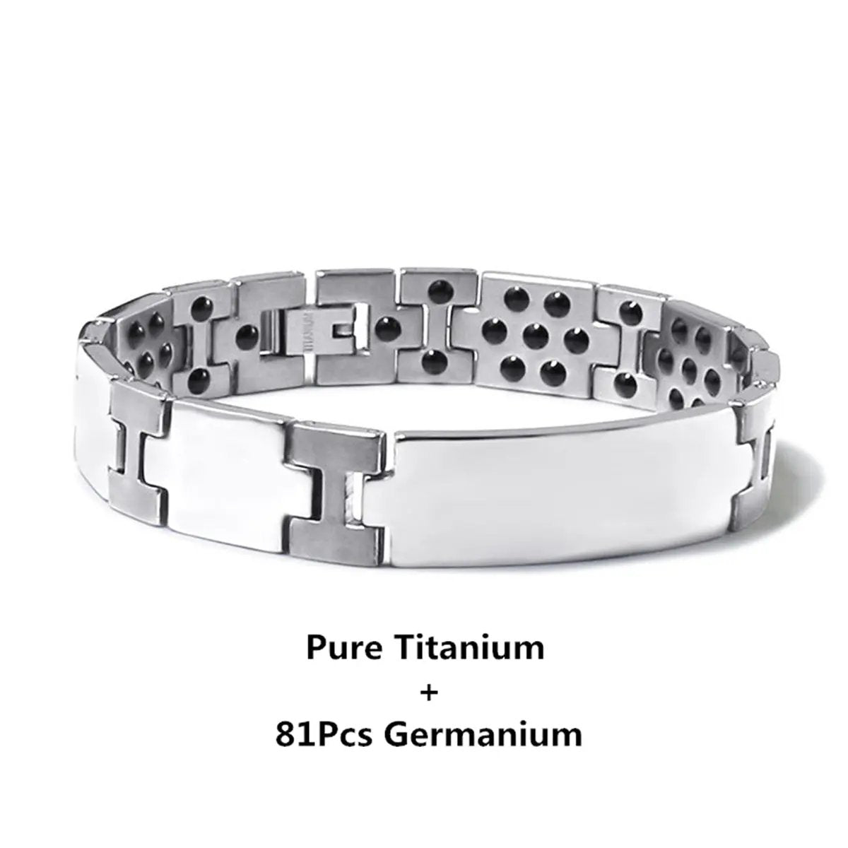 Pure Titanium Hematite Therapy Bracelet Tungsten Ceramic Blood Pressure Slimming Bracelet Weight Loss Bracelet Ai-TechWorld 