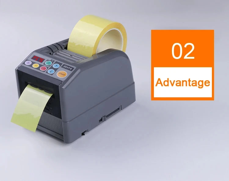 ZCUT-9 Automatic Adhesive Tape Machine Auto 6-60mm Tape Cutter Packaging Cutting Machine Electric 110V 220V Tools for Factory Ai-TechWorld 