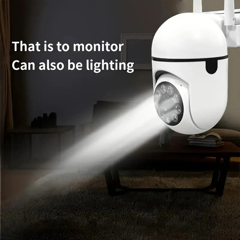 2PC Ease Life APP Wireless 1080P HD Indoor/Outdoor WiFi Security Camera, Color Night Vision, 2-Way Audio, 360° Pan/Tilt/Zoom, Mo Ai-TechWorld 