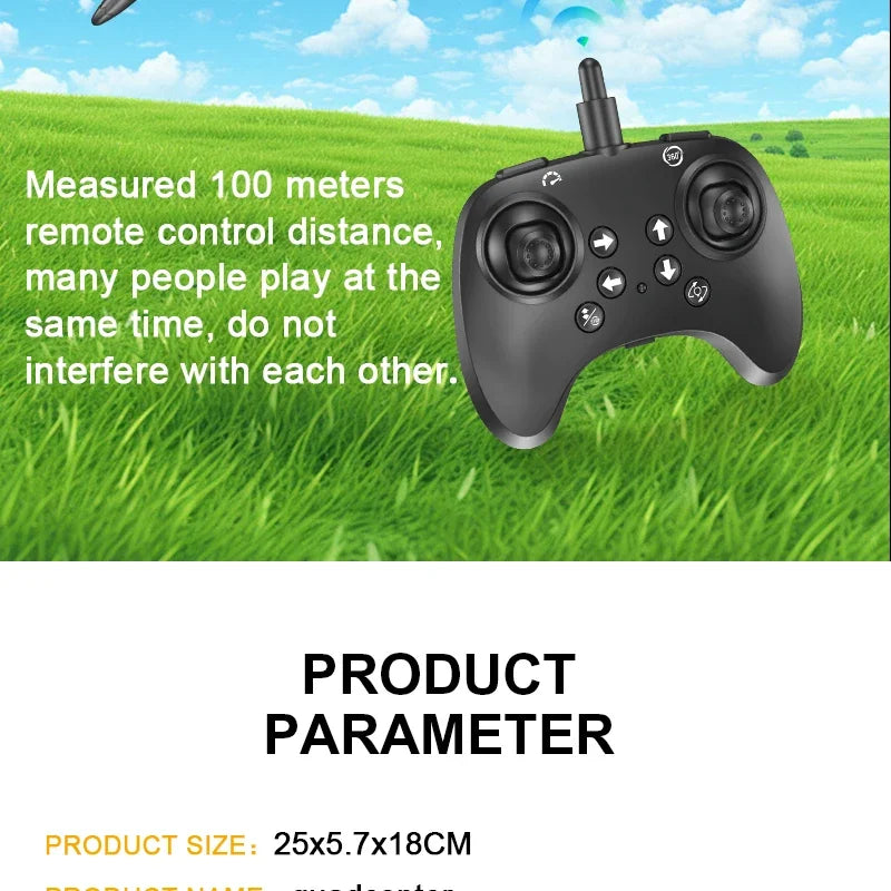 2.4G remote control fighter electric foam glider stunt tumbling UAV hovering helicopter with LED colorful lights aircraft model Ai-TechWorld 