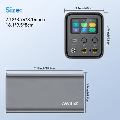 AWithZ UF20B Spot Welder Super Farad Capacitor Spot Welding Machine 18650 Lithium Battery DIY Nickel Sheet Welding Machine EU Ai-TechWorld 