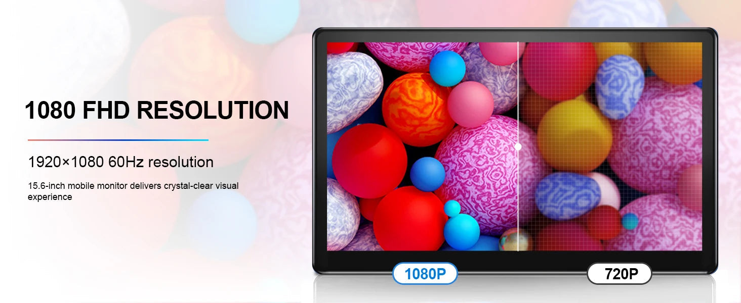 UPERFECT 15.6 Portable Monitors 1080P Touch screen Gaming displays 60Hz IPS monitors For PS5/4/3 Switch Laptop PC Mac Xbox Ai-TechWorld 