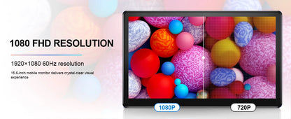 UPERFECT 15.6 Portable Monitors 1080P Touch screen Gaming displays 60Hz IPS monitors For PS5/4/3 Switch Laptop PC Mac Xbox Ai-TechWorld 