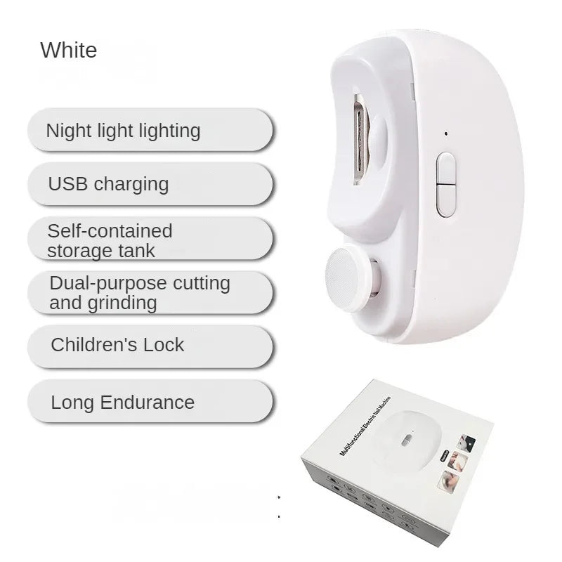 1 Pcs Electric Automatic Nail Clipper Manicure Nail Trimmer For Adult Ai-TechWorld 