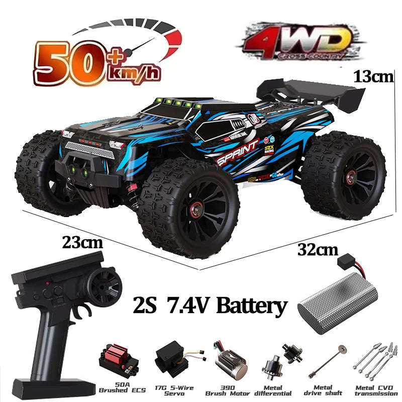 9522PRO 85KM/H High-speed RC Car Brushless Four-wheel Drive Off-road Drift 1:16 Professional Racing Car 9522 50KM/H Boy's Toy Ai-TechWorld 