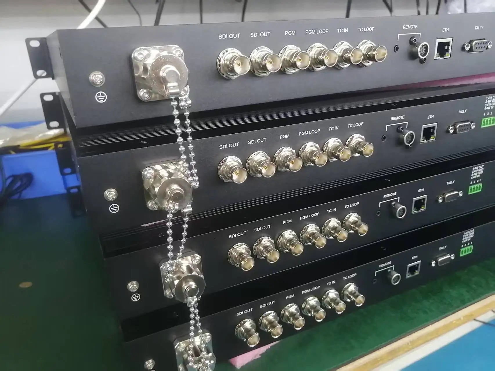 12G Fiber Optic SDI Transmission Remote Control System, with Optoelectronics Hybrid Transmit Signal and Power Supply, Outside Br Ai-TechWorld 