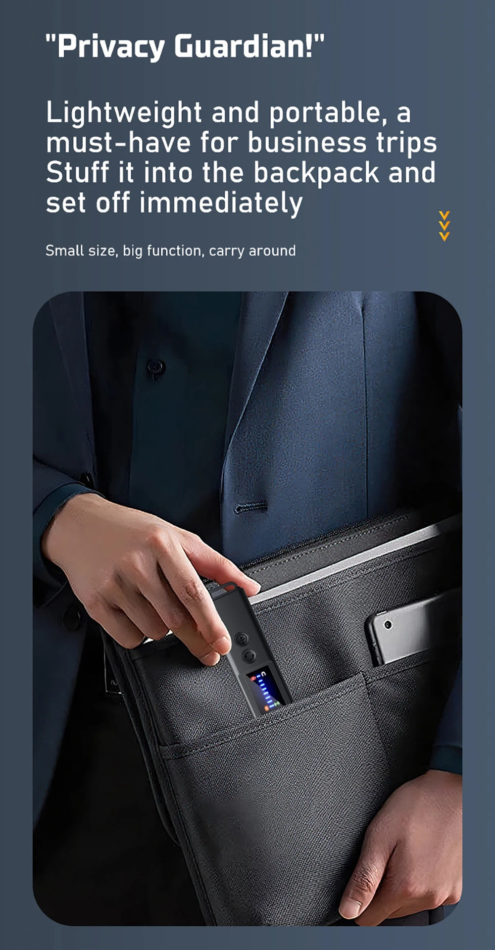 New signal detector anti-peeping camera viewfinder anti-peeping infrared scanner signal source anti-lost sound and light alarm Ai-TechWorld 