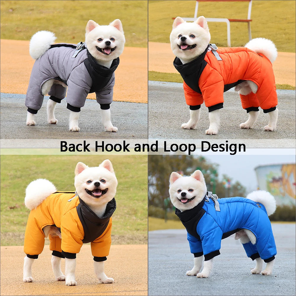 Winter Warm Thicken Pet Dog Jacket Waterproof Dog Clothes for Small Medium Dogs Puppy Coat Chihuahua French Bulldog Pug Clothing Ai-TechWorld 
