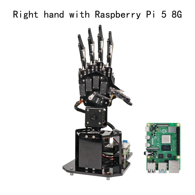 STEM For Arduino STM32 Bionic Robot Palm Hand Manipulator Open Source Code 5 Hands Educational Kit with Ps2/Somatosensory Gloves Ai-TechWorld 