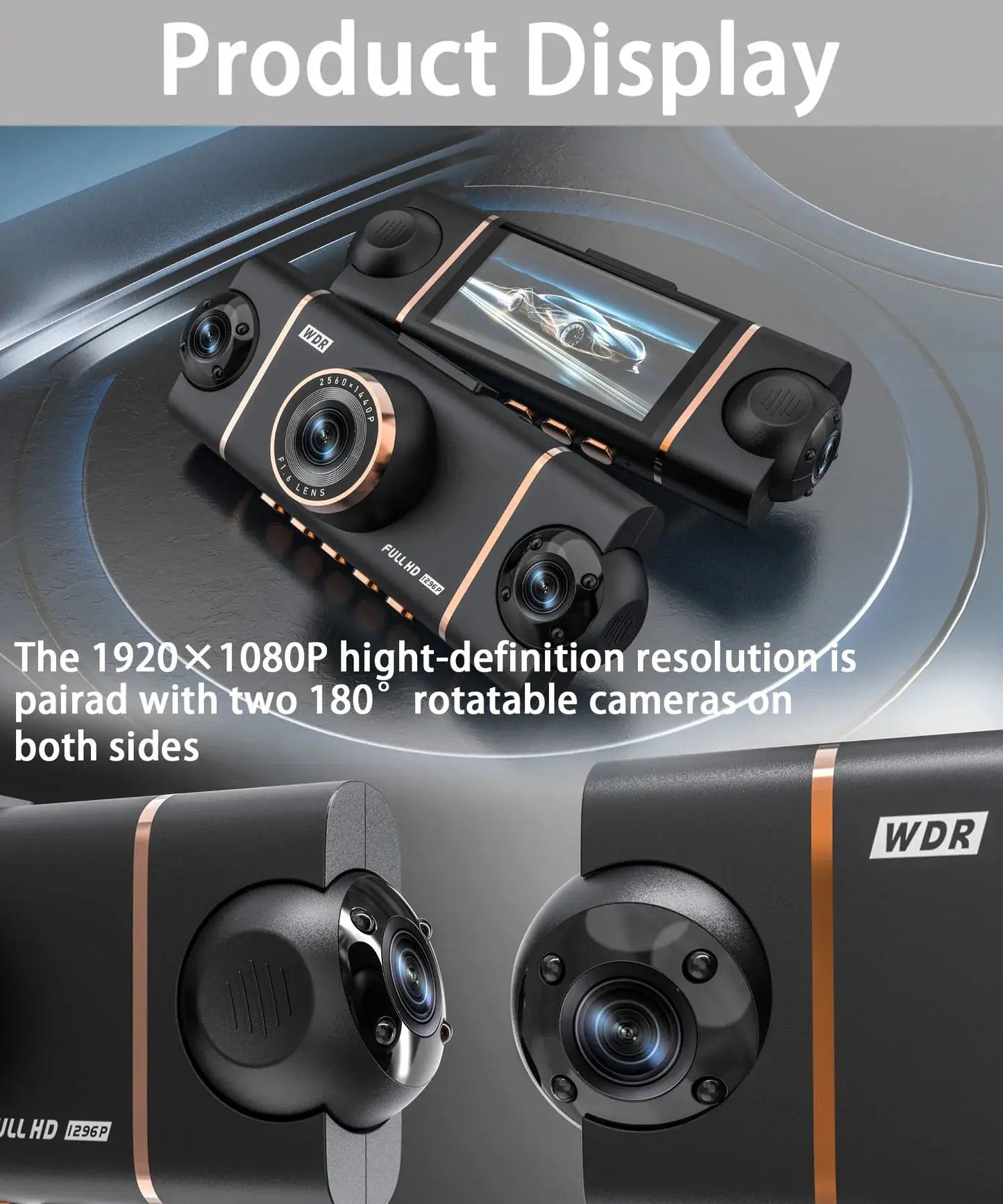 4 Cameras Dash Cam Car DVR WiFi HD 1080P Video Recorder 4 Channel Front Rear View Night Vision Black Box DVR For Vehicle Safety Ai-TechWorld 