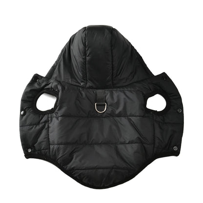 Warm Fleece Dog Coat Hoodie For Small Medium Dogs Winter Puppy Clothes Jacket With D-ring Thick Cozy Pug Dachshund Parka Costume Ai-TechWorld 