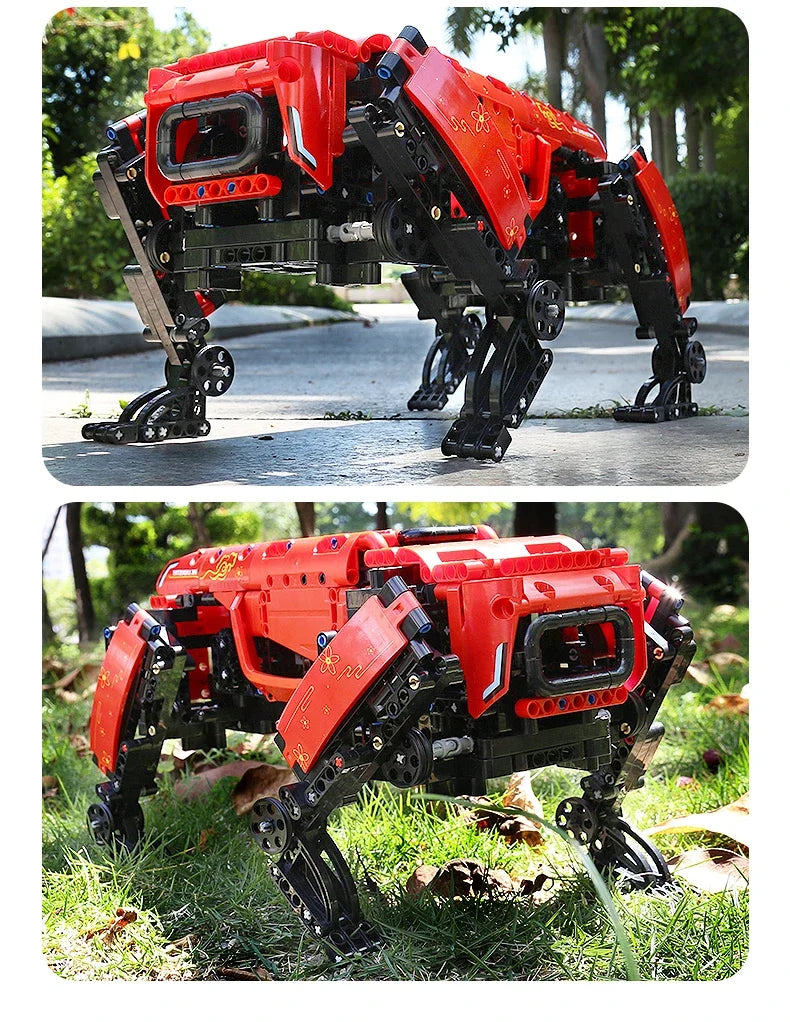 Technical Robot Toys The RC Motorized Boston Dynamics Big Dog Model AlphaDog Building Blocks Bricks Toys for Kid Christmas Gifts Ai-TechWorld 