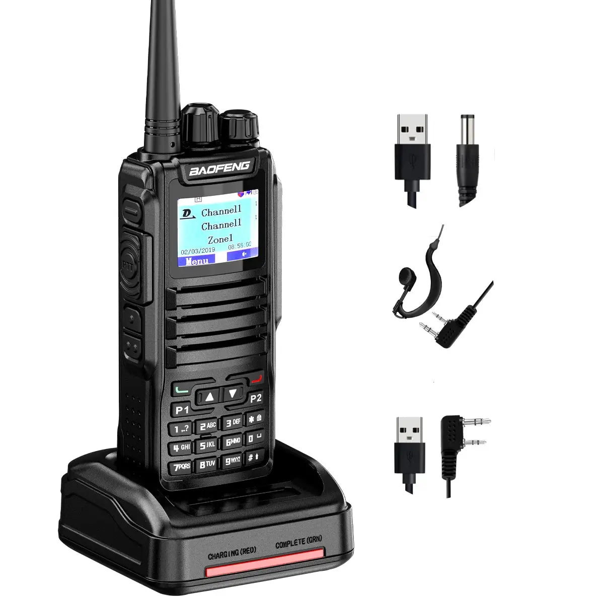 Baofeng 1701 Upgrade DM-1702 Openg GD77 GPS Dual Mode Analog And Digital Walkie Talkie Tier 1+2 Dual Time Slot VHF 136-174 UHF 4 Ai-TechWorld 