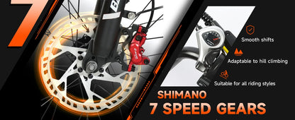 【1 Year Warranty】BAOLUJIE DM01 Electric Bike for Adult 2000W Motor Electric Bike 60V 30AH Moto 42MPH City Commuter Electric Bike Ai-TechWorld 