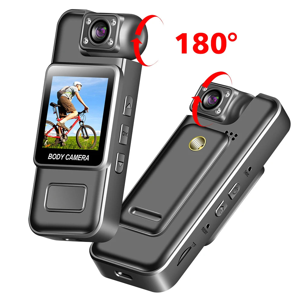 Mini Cam 4K 1080P Pocket Camcorder HD Cam 1.3" LCD Screen 270° Rotatable Wifi Mini Camera with Waterproof Case Motion Cameras Ai-TechWorld 