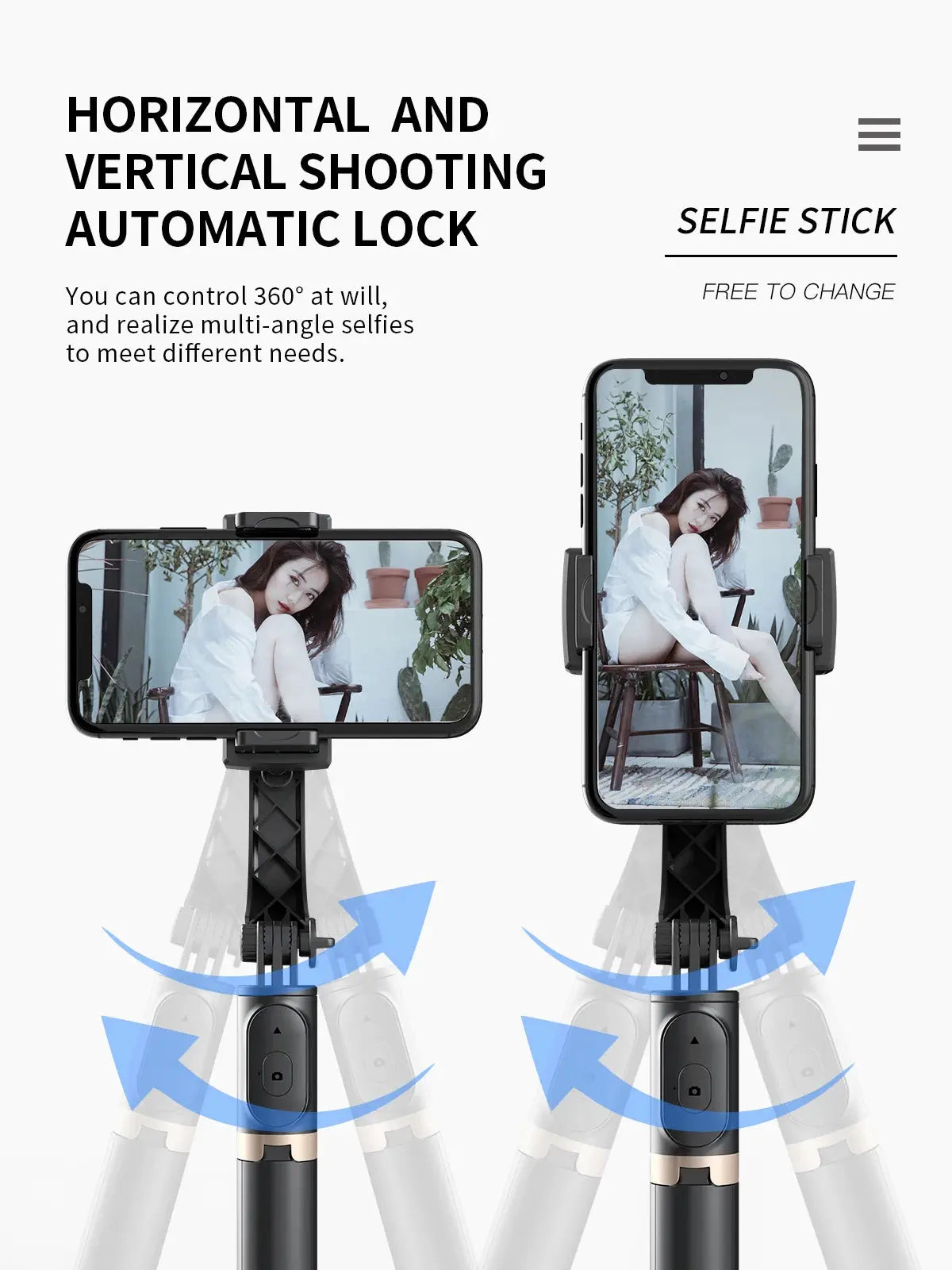 COOL DIER 2023 NEW Phone Gimbal stabilizer Wireless Bluetooth selfie stick tripod Stabilizer holder bracket For Smartphone live Ai-TechWorld 