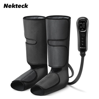 Nekteck Leg Massager Air Compression Calf Wraps Air Pressure Massage for Blood Circulation and Relaxation Lymphatic Drainage Ai-TechWorld 