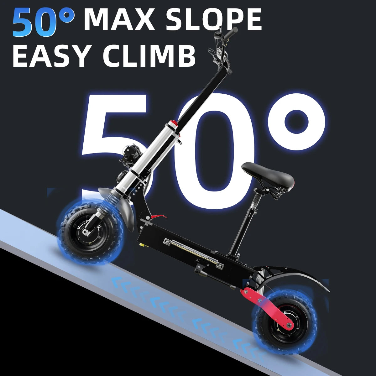 [8 models]10/11 Inch 48V-72V 1000W-6000W Electric Scooter 50-85km/h Fast E Scooter Off Road Electric Kick Scooter Foldable Adult Ai-TechWorld 