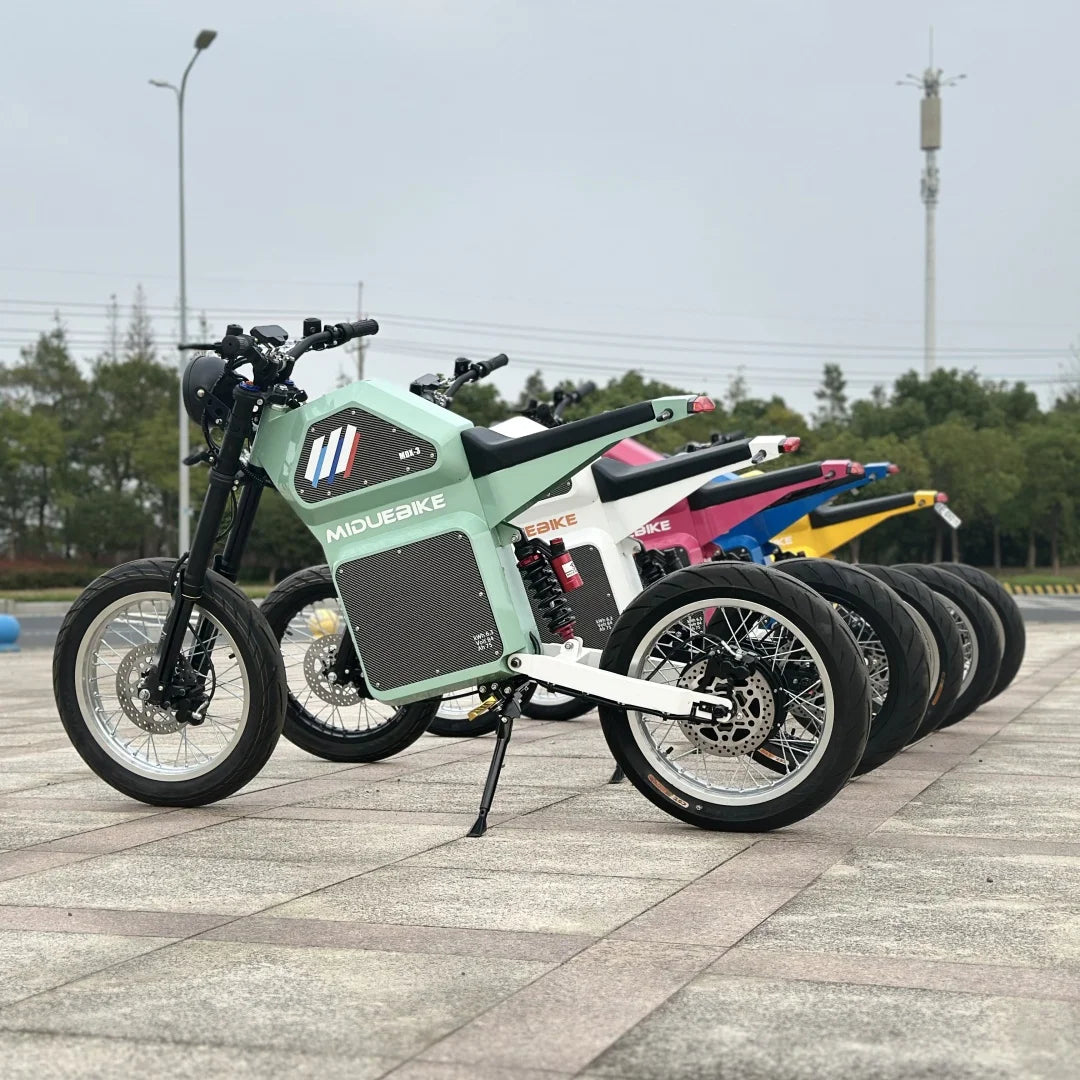 Powerful QS205v3 10000W 72V 100KMH 62MPH Fatbike Electric Road Bike Adults Fat Tire Fardriver 72V150A Controller E Motorcycle Ai-TechWorld 