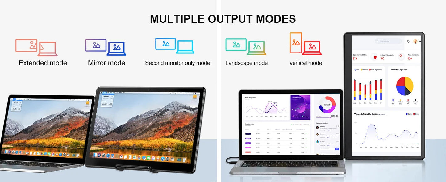 UPERFECT 15.6 Portable Monitors 1080P Touch screen Gaming displays 60Hz IPS monitors For PS5/4/3 Switch Laptop PC Mac Xbox Ai-TechWorld 
