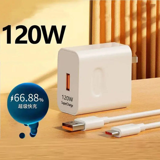 120W/100W/66W Charger Super Charge Poiwer Adapter 6A Type C Cable For HONOR 100 90 80 70 50 Pro Magic 4 Pro 90 GT Ai-TechWorld 
