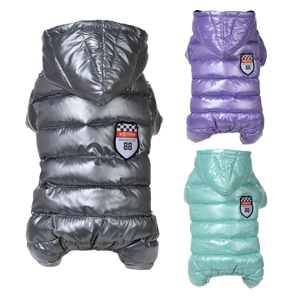 Waterproof Dog Clothes Pet Dog Jacket Coat For Small Medium Dog Winter Windproof Puppy Hooded Clothing Chihuahua Pug Jumpsuit Ai-TechWorld 