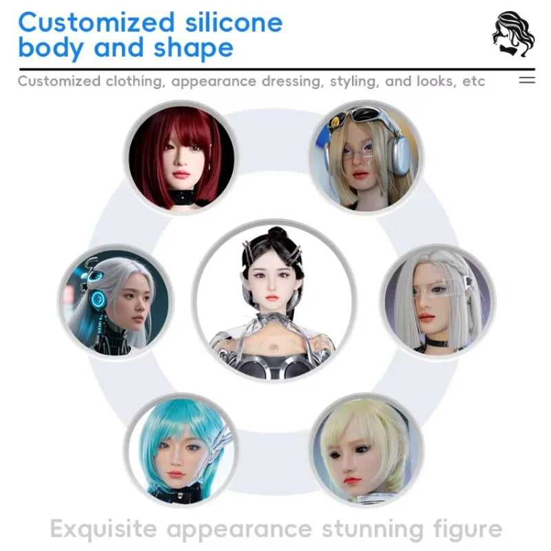 Bionic Humanoid Robot, Real Robot, Beauty Robot, Emotional Exchange and Life Interaction, Welcome Reception Robot Ai-TechWorld 