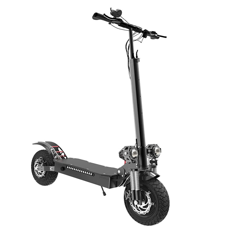 48-72V Electric Scooter for Adults 90KM/H 10-11''Tubeless Off Road Tire Hydraulic / SpringSuspension Foldable Escooter with Seat Ai-TechWorld 