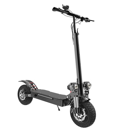 48-72V Electric Scooter for Adults 90KM/H 10-11''Tubeless Off Road Tire Hydraulic / SpringSuspension Foldable Escooter with Seat Ai-TechWorld 