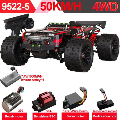 SCY9522PRO 85KM/H High Speed RC Car Brushless 4WD Off-Road Drift Remote Control Car 1:16 Professional Racing Cars SCY9522 50KM/H Ai-TechWorld 