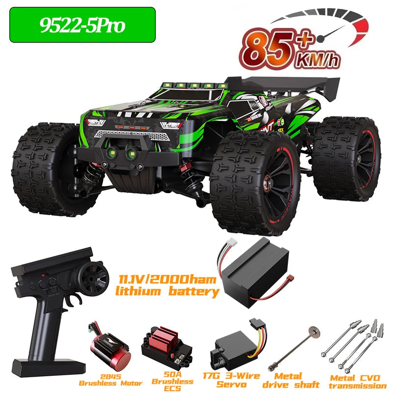 9522PRO 85KM/H High-speed RC Car Brushless Four-wheel Drive Off-road Drift 1:16 Professional Racing Car 9522 50KM/H Boy's Toy Ai-TechWorld 