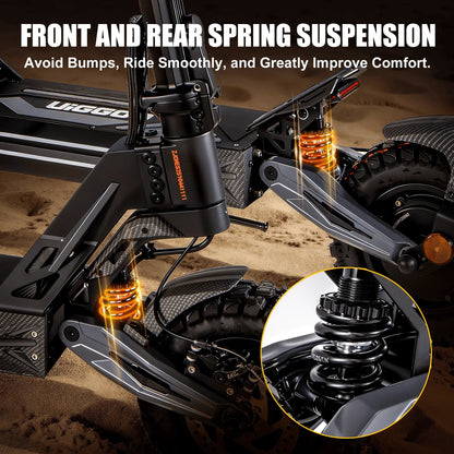 EOEOTWO K2MAX Electric Scooter 45Mph 4000W Peak Dual Motor 40Mile Range EScooter Adults Dual Suspension Fast Charging Scooter Ai-TechWorld 