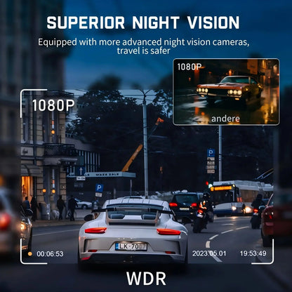 Car Dash Cam 4 Channel Black Box WiFi Driving Camera FHD 1080P Front Left Right Rear Night Vision Loop Recording add Hardwirekit Ai-TechWorld 