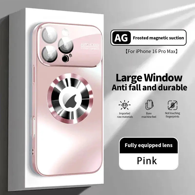 New Titanium Metallic Luxury Matte Case: iPhone Magsafe Ai-TechWorld 