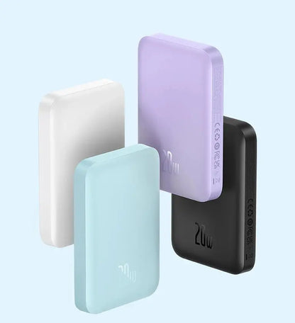 10000mah Magnetic Wireless Power Bank 20W Fast Charge Ultra Thin Portable Charger for iPhone 16 15 14 13 Pro Max Samsung Ai-TechWorld 