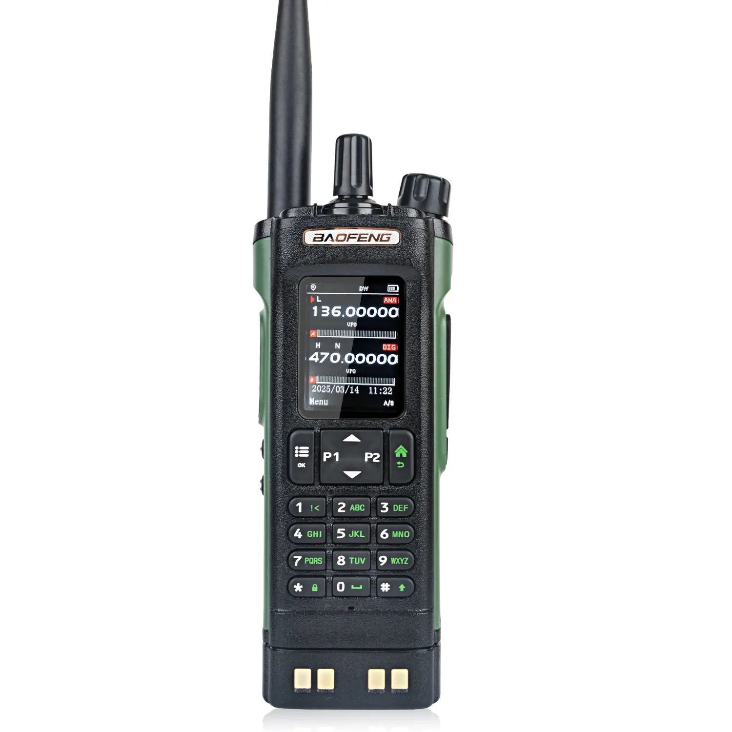 Baofeng DM-32 GPS APRS AES256 Encryption DMR Digital Analog UHF VHF Dual Band 8W Air Band FM Walkie Talkie DM-32UV Ai-TechWorld 