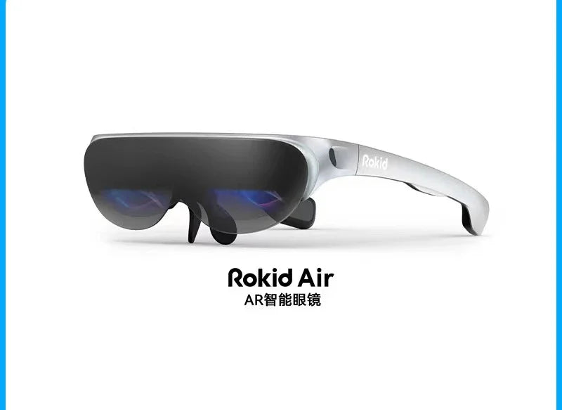 Rokid Air AR Smart Glasses 120" Screen with 1080P OLED Dual Display 43°FoV 55PPD Foldable Home Game Viewing Device Ai-TechWorld 