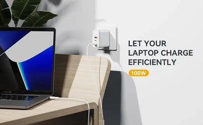 VOLTME GaN III 100W Desktop Charger Quick Charge 4.0 QC 3.0 PD USB-C Type C USB Fast Charging For MacBook Samsung iPhone 15 14 Ai-TechWorld 
