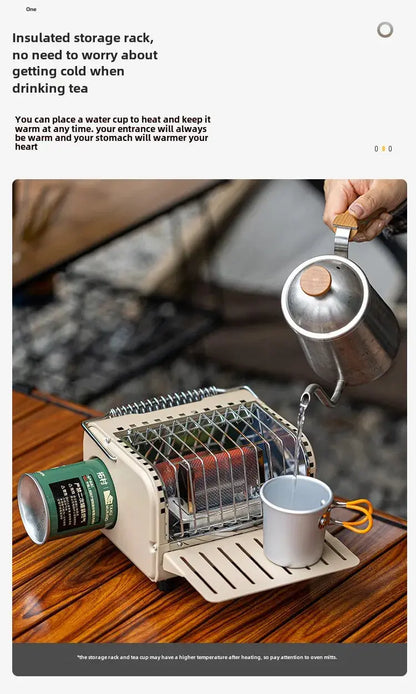 Outdoor Mini Heating Stove Camping Gas Stove Fishing Camping Heater Outdoor Portable Car 2024 Winter Camping Outdoor Supplies Ai-TechWorld 