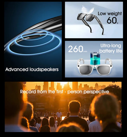 Xiaomi 4K AI Smart Glasses Chat GPT HD Camera Bluetooth Call Voice Assistant Music Player Translate Photochromic Glasses Ai-TechWorld 