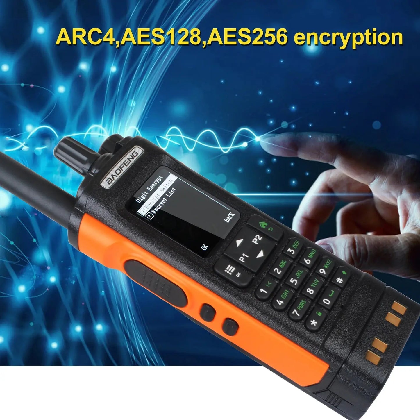 Baofeng DM-32 GPS APRS AES256 Encryption DMR Digital Analog UHF VHF Dual Band 8W Air Band FM Walkie Talkie DM-32UV Ai-TechWorld 