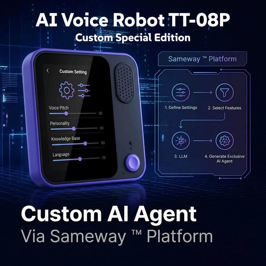 AI Voice Robot TT-08P Chatbot Custom AI Agent LLM Multilingual GPT Emotion Recognition Localized Privacy Protection MCP Settings Ai-TechWorld   ai-techworld