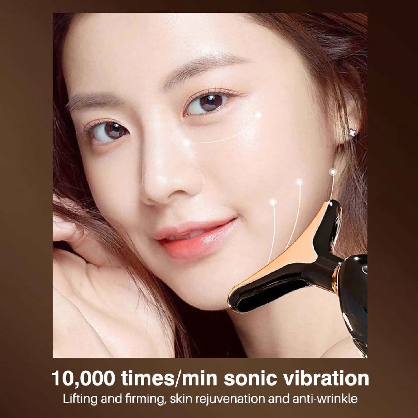 Face Lifting Device Neck Facial Eye Massage Introducer Microcurrent Skin Rejuvenation Anti Aging Beauty Device Face Massager Ai-TechWorld 