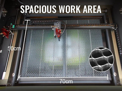 SIHAO 50W-100W CO₂ Laser Engraver with Large Work Area | Precision Cutting & Engraving for Wood, Acrylic, Glass, Leather Ai-TechWorld 